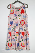 6/8Y H&M Dress - Pink w/Flower and Hearts