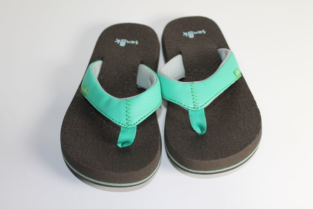 11/12K Sanuk Sandals - Turquoise
