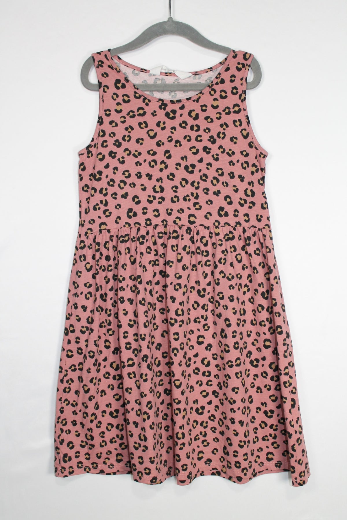 8/10Y H&M Dress - Pink Leopard