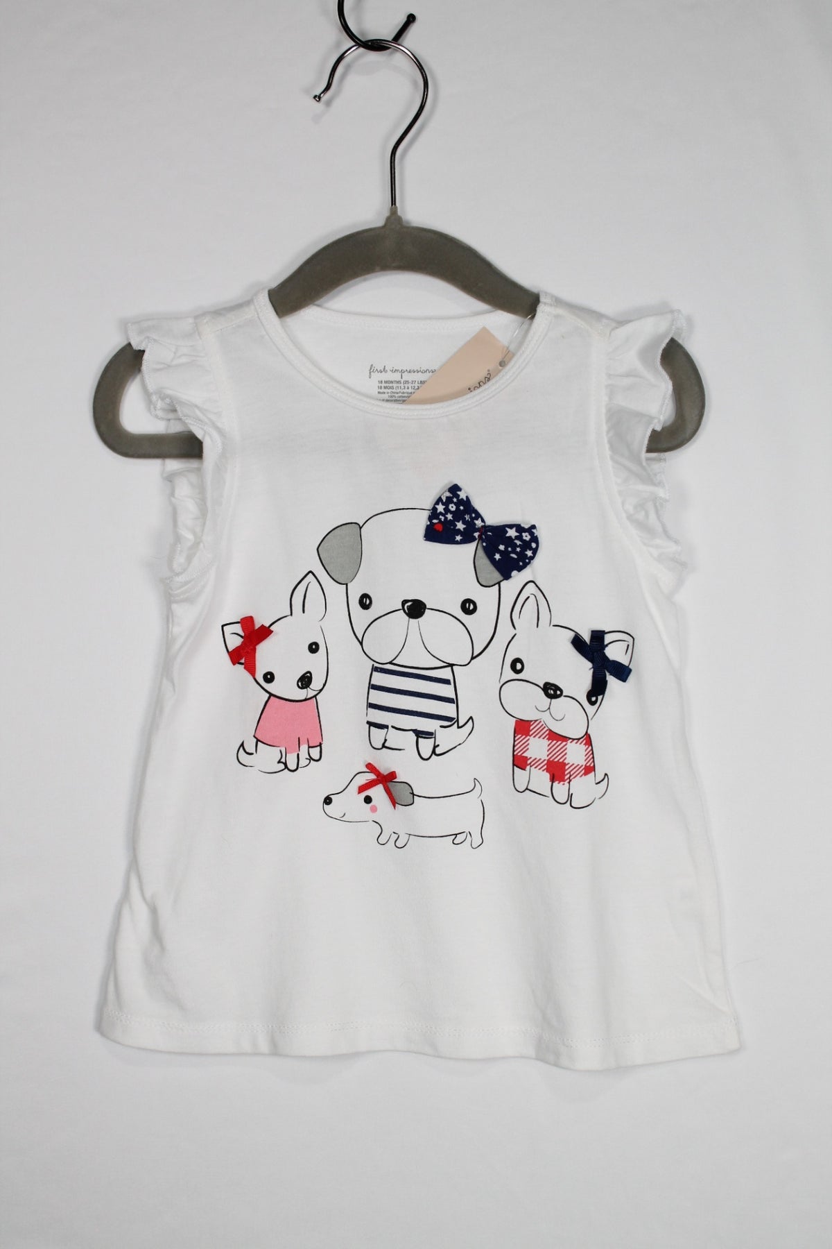 NEW 12-18m First Impressions Shirt - White