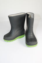 6T Rubber Boots - Black and Green