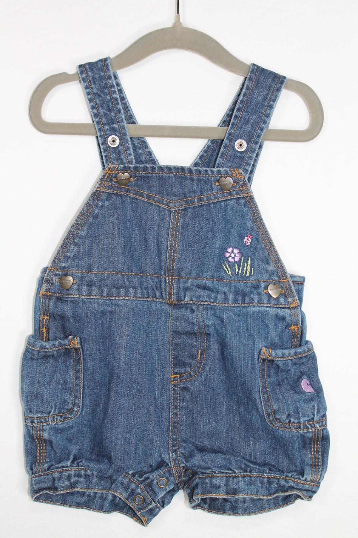 12-18m Carhartt Shortalls - Navy