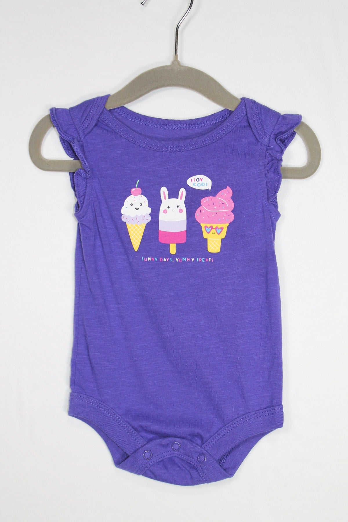 3-6m George Bodysuit - Purple