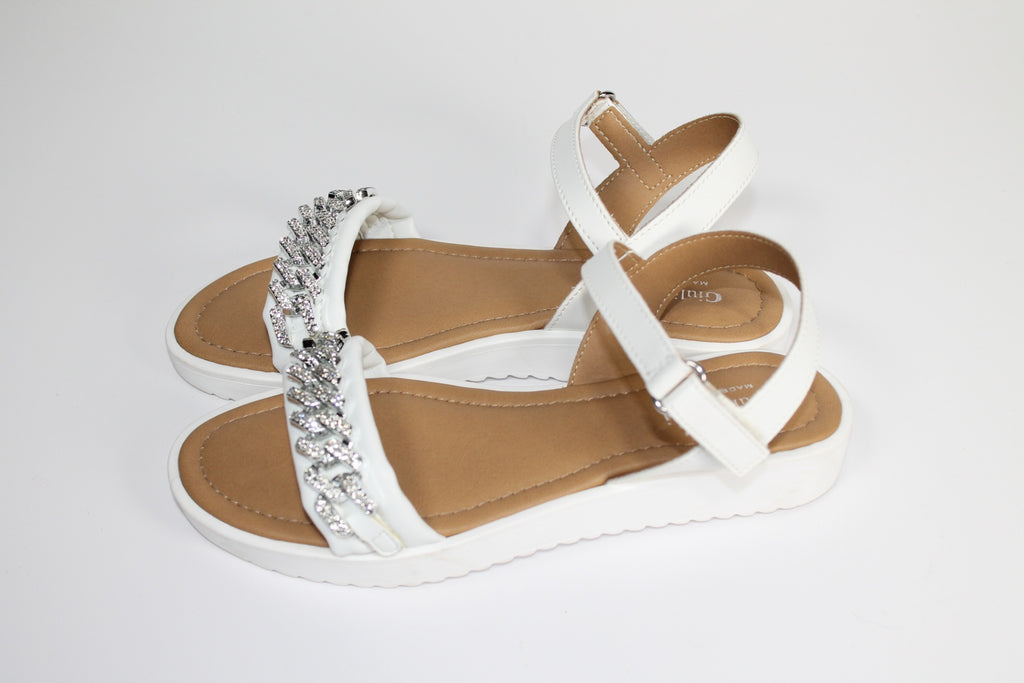 4K Giulia Palai Sandals - White