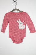 9-12m Carter's Bodysuit - Rose