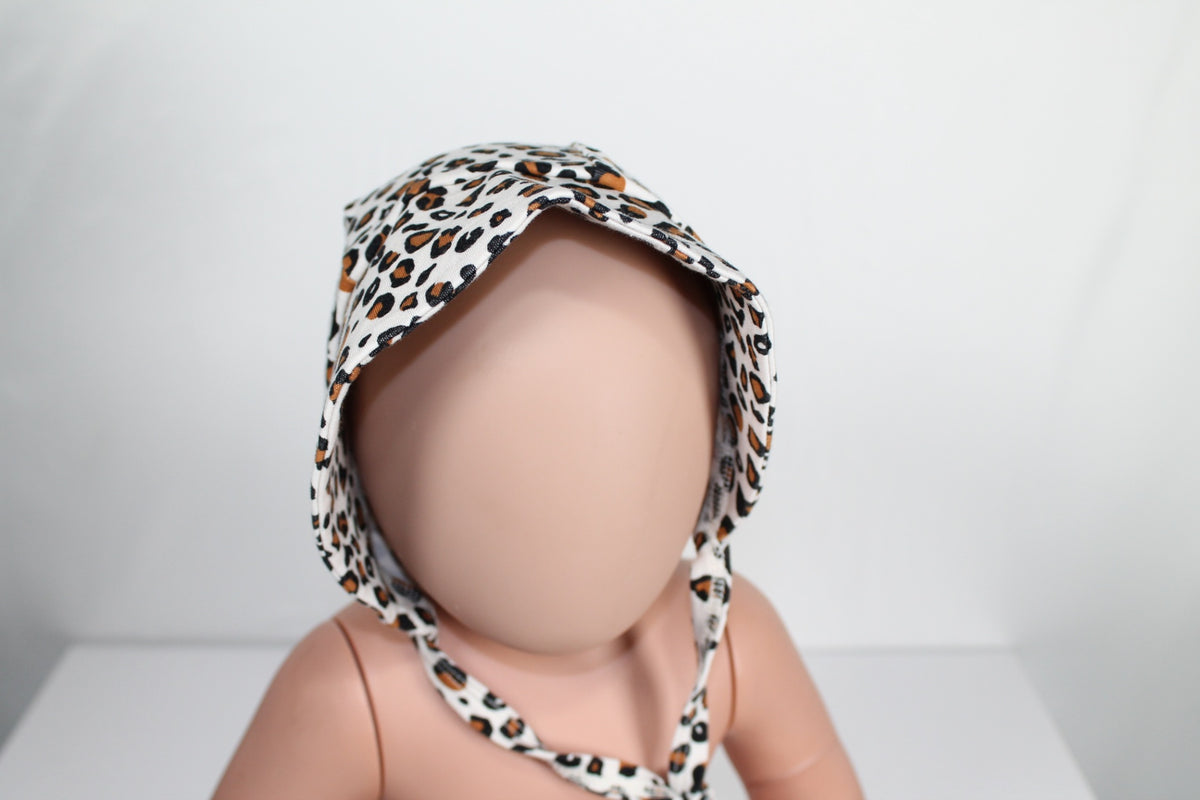 6-24m Toddler Little & Lively Baby Bonnet - Leopard Print