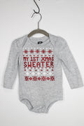 12-18m Baby Glam Bodysuit - Grey