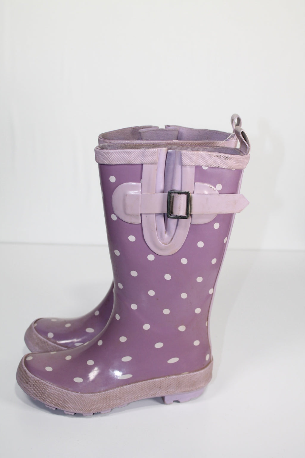 12T The Wide Welly Company Rubber Boots - Purple