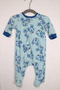 3-6m Disney Sleeper - Blue w/Mickey Mouse
