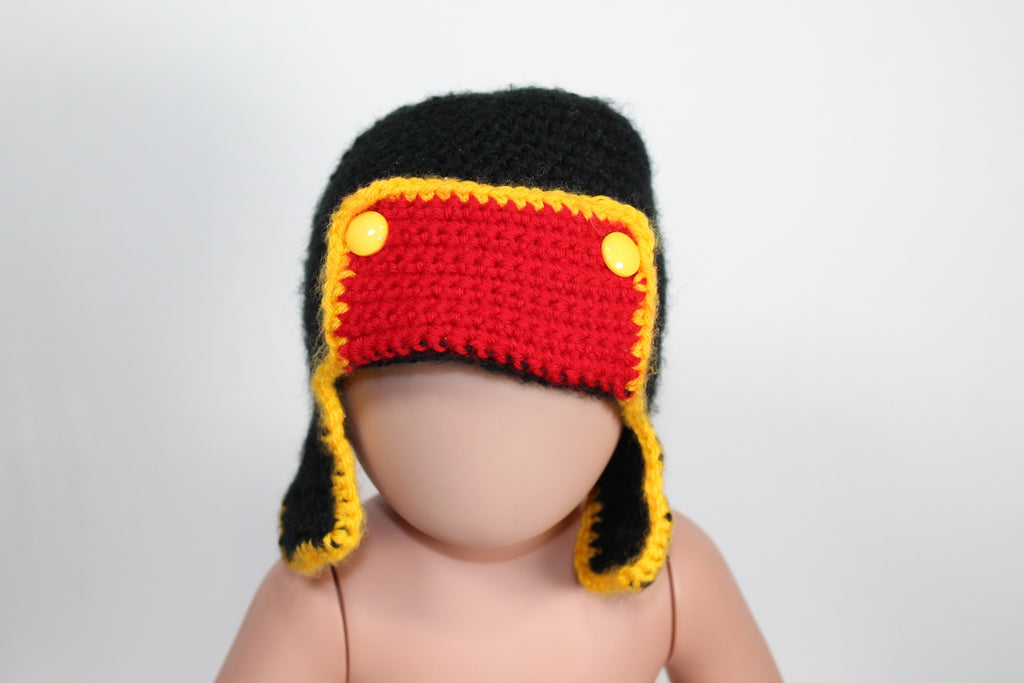 Toddler Home Made Toque - Black