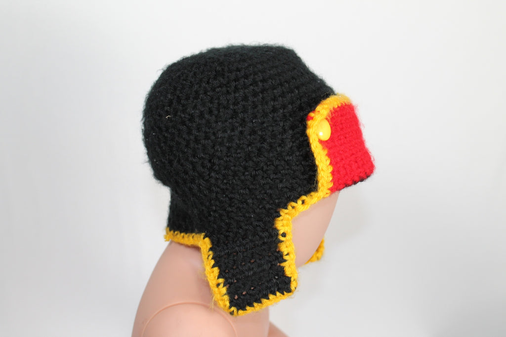 Toddler Home Made Toque - Black