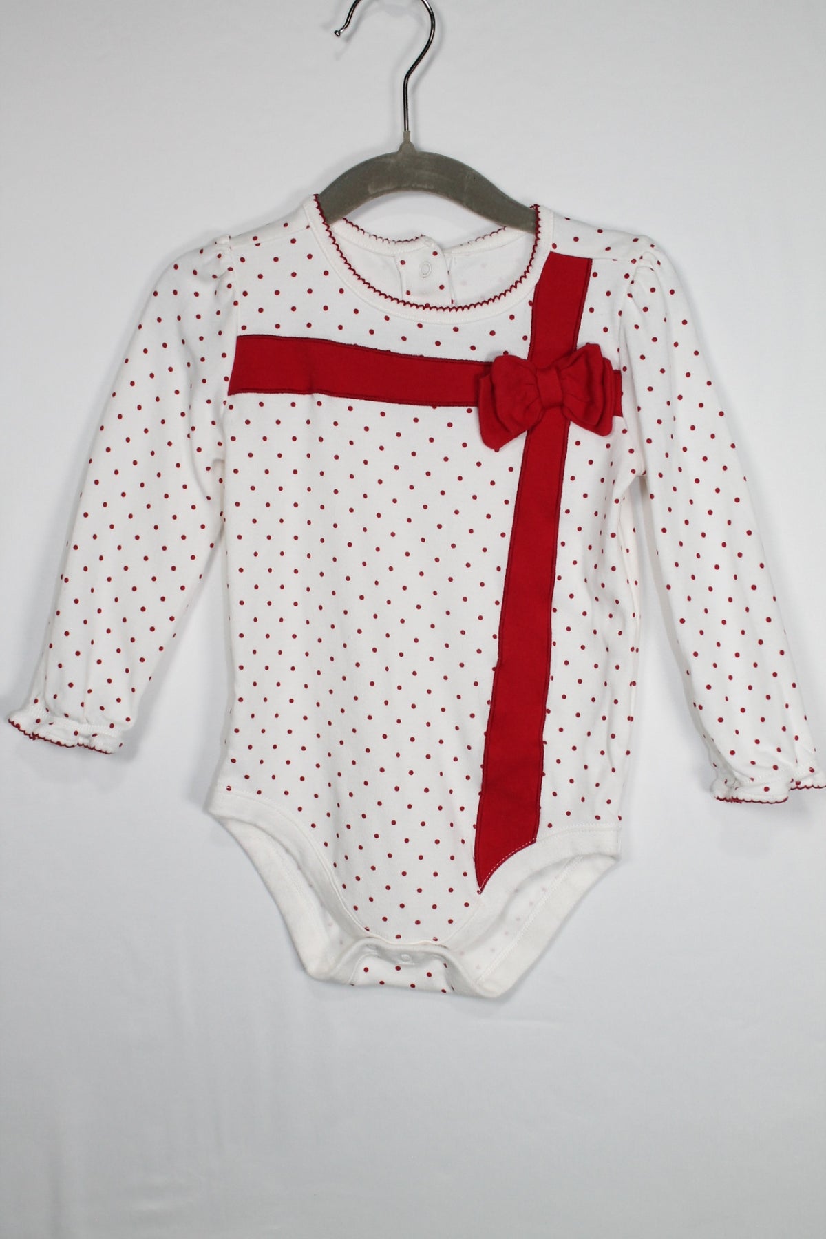 18-24m Gymboree Bodysuit - Red and White