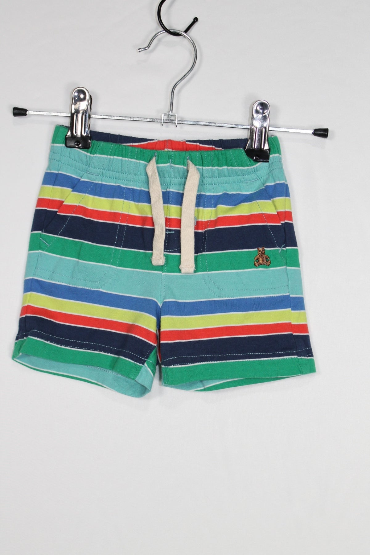 12-18m GAP Shorts - Mult-Coloured Stripes