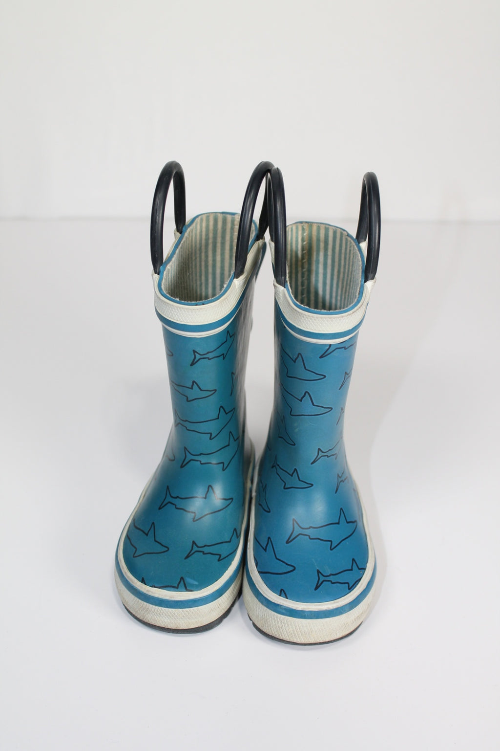 4 Joe Fresh Rubber Boots - Blue w/Sharks