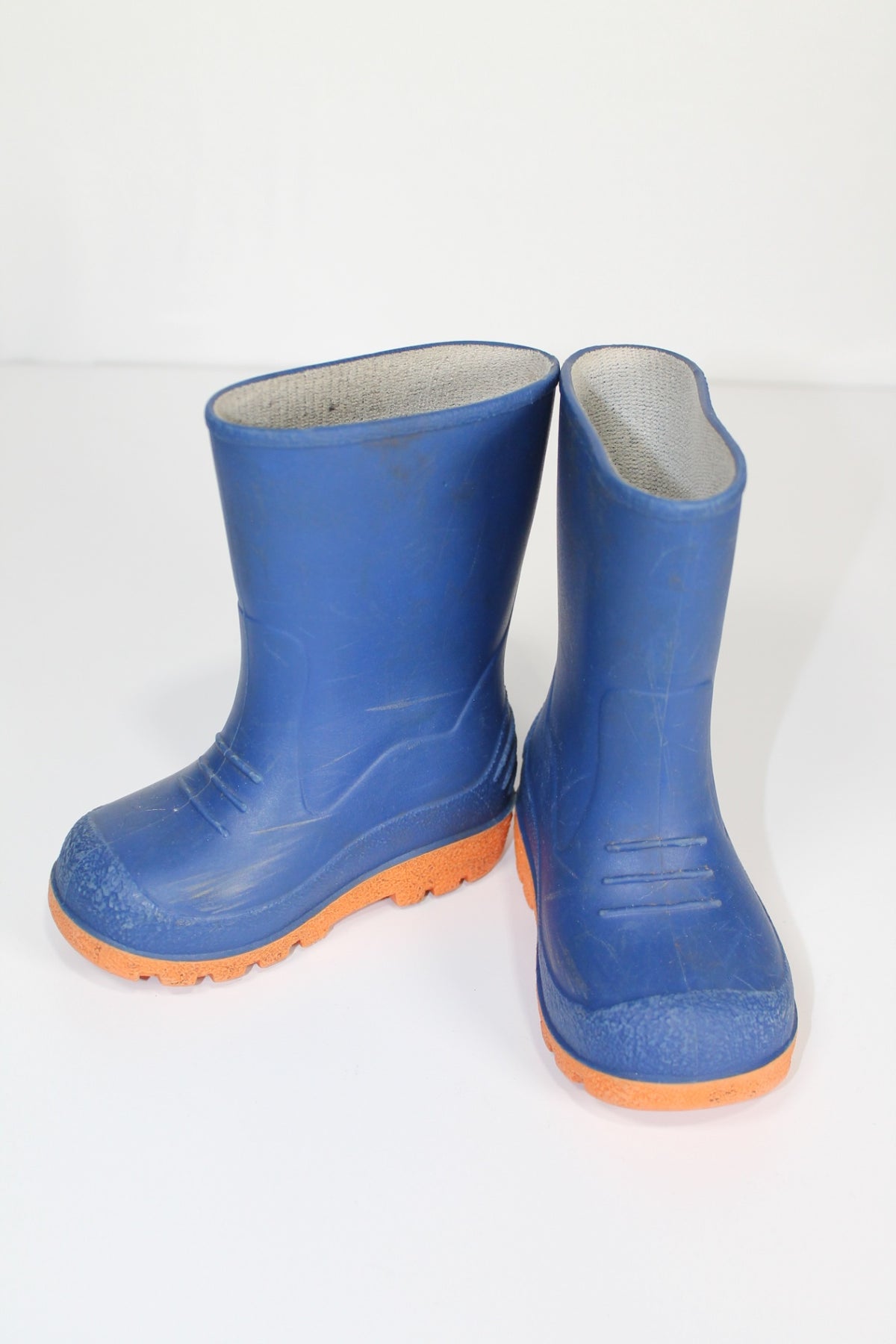 5 Rubber Boots - Blue and Orange
