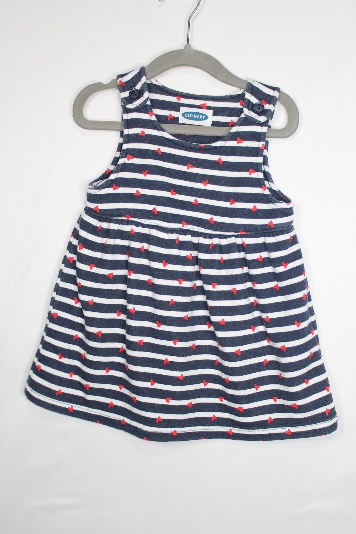 18-24m Old Navy Dress - Navy and White Stripes