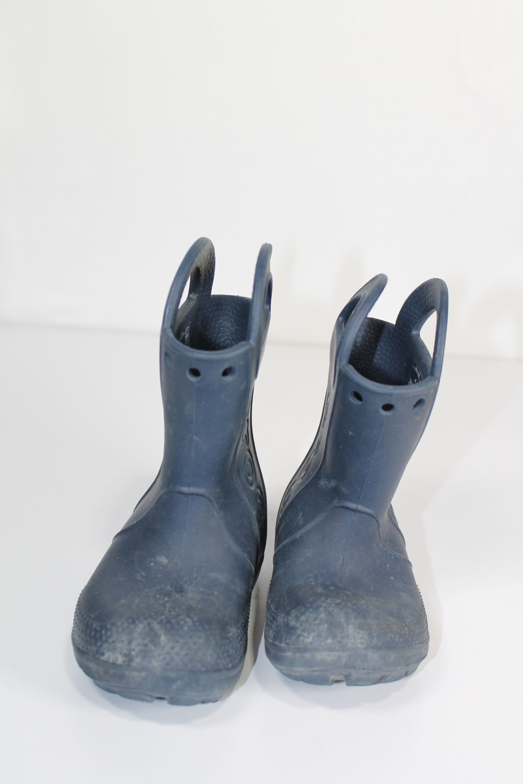 8T Crocs Rubber Boots - Navy