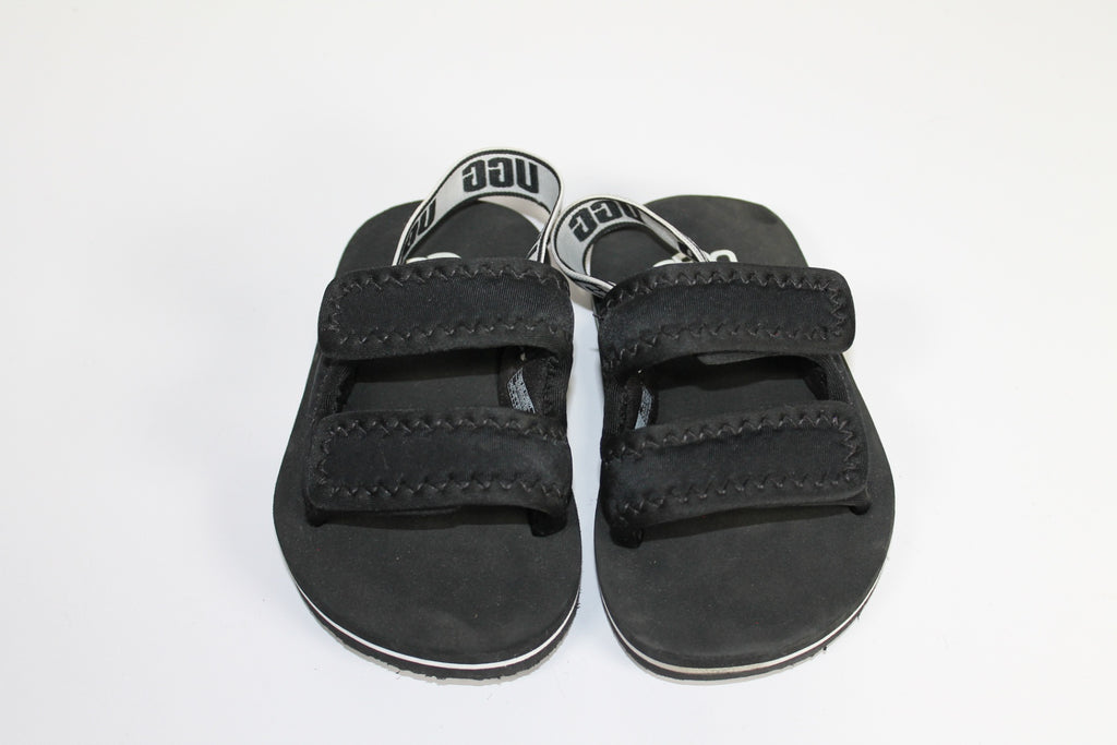 7C UGG Lennon Slingback Sandals - Black