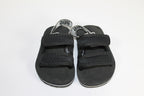 7C UGG Lennon Slingback Sandals - Black