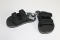 7C UGG Lennon Slingback Sandals - Black