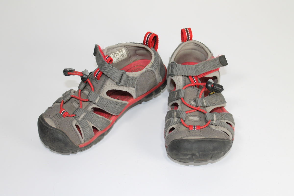 11C Keen Sandals - Red and Grey