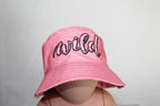 2-5T Bucket Hat - Pink Leopard Print