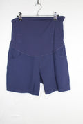 M/M Moving Comfort Maternity Shorts - Navy Blue