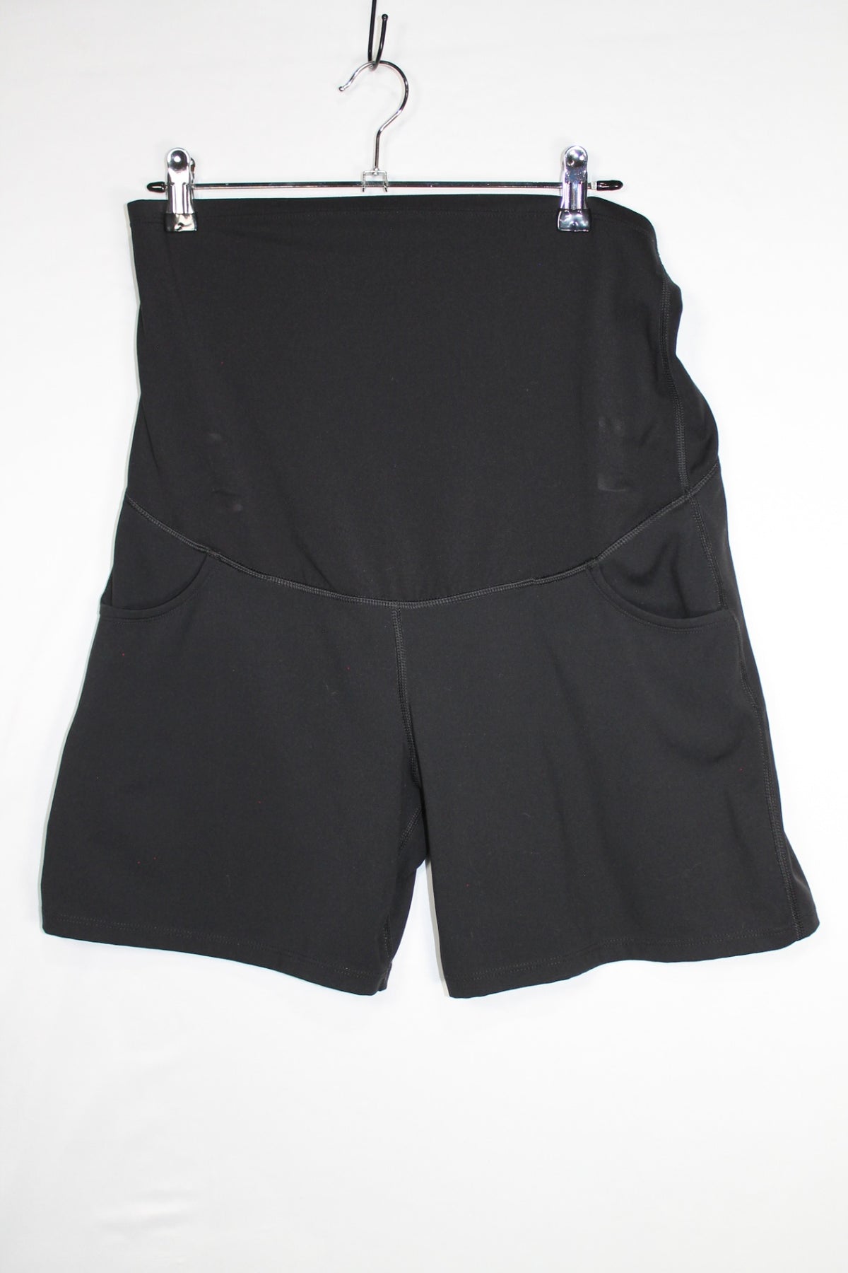 M/M Moving Comfort Maternity Shorts - Black