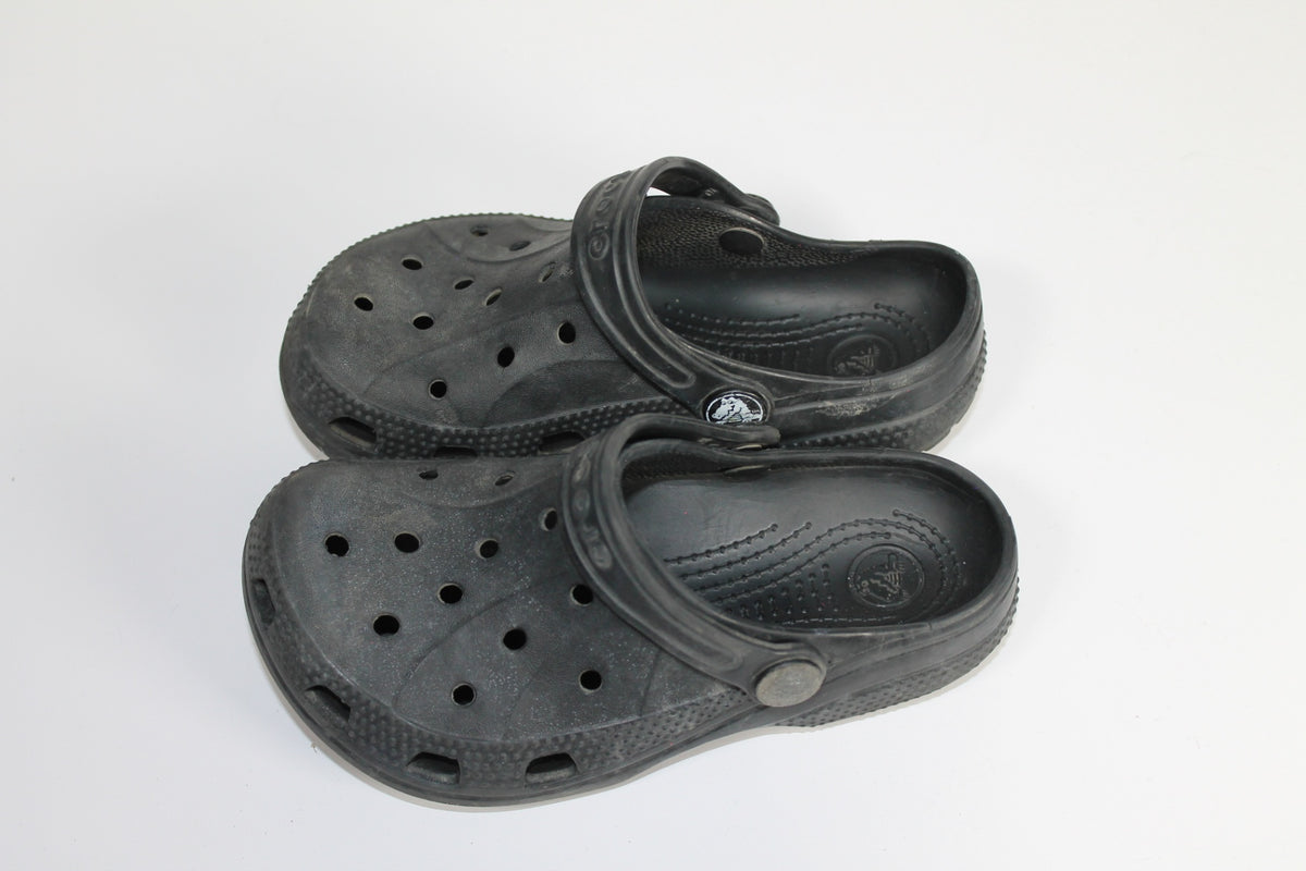 10-11C Crocs - Black