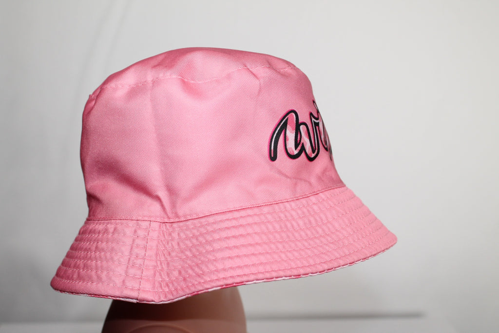 2-5T Bucket Hat - Pink Leopard Print