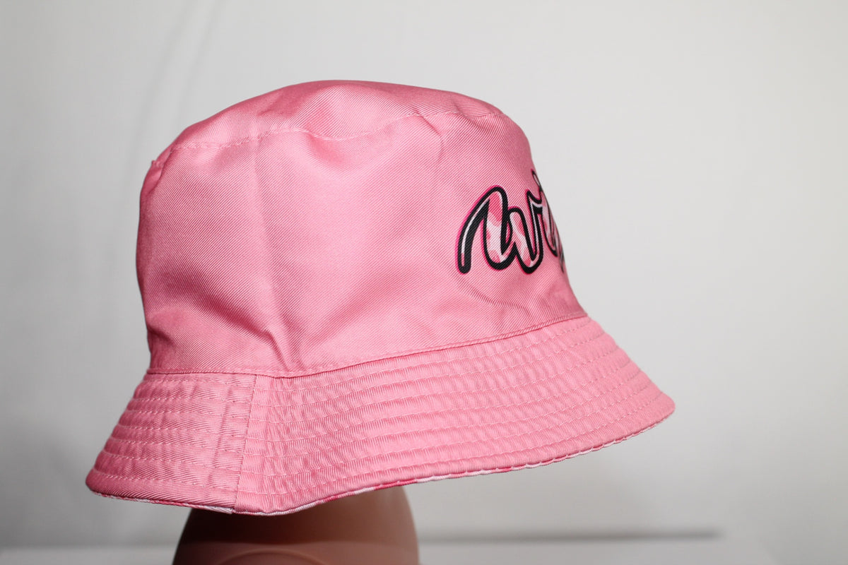 2-5T Bucket Hat - Pink Leopard Print