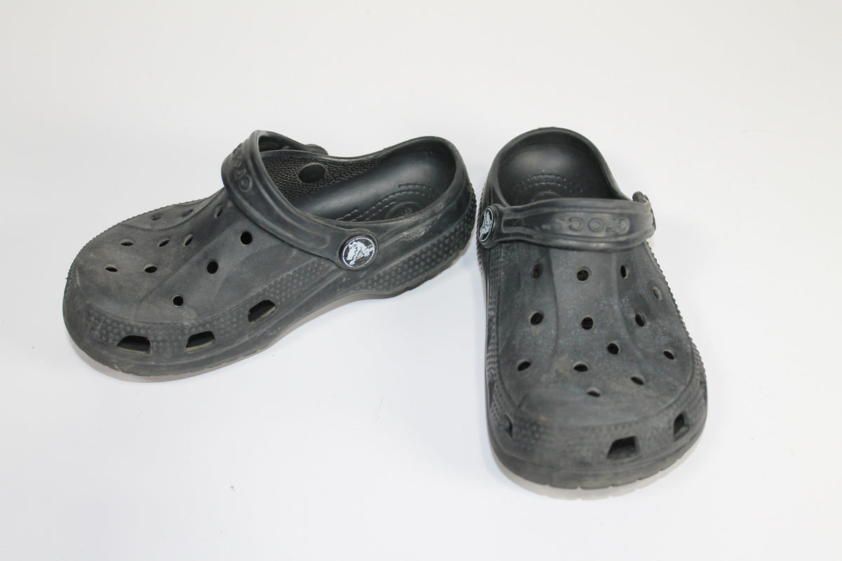 10-11C Crocs - Black