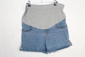 M/M Maternity Shorts - Blue and Grey