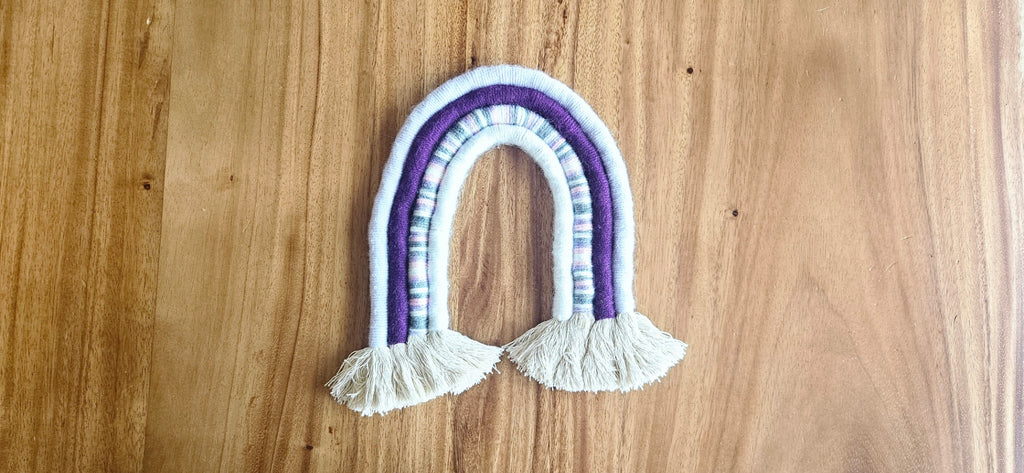 Small-Med. Rainbow Nursery Rope Decor by Giggle Haven