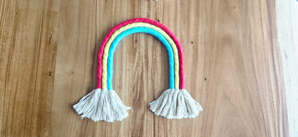 Small-Med. Rainbow Nursery Rope Decor by Giggle Haven