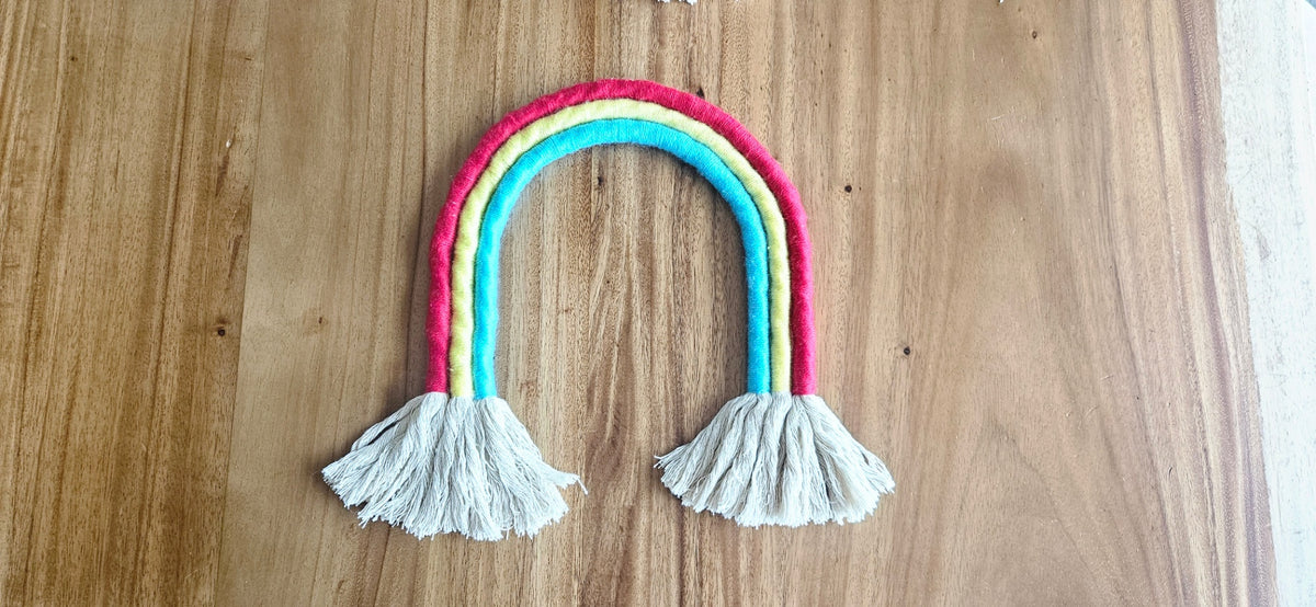Small-Med. Rainbow Nursery Rope Decor by Giggle Haven