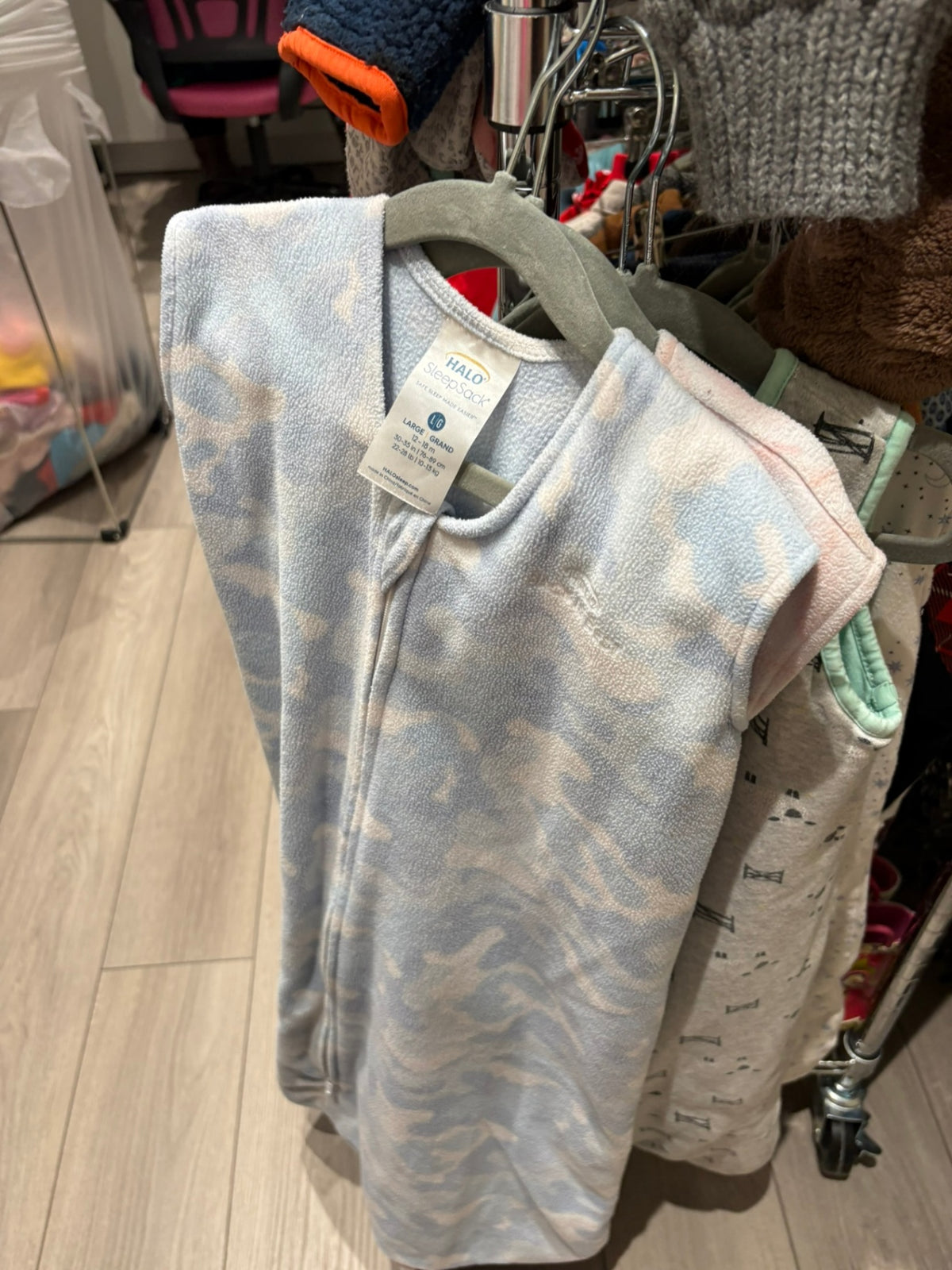 12-18m Halo Sleep Sack - Blue Camo