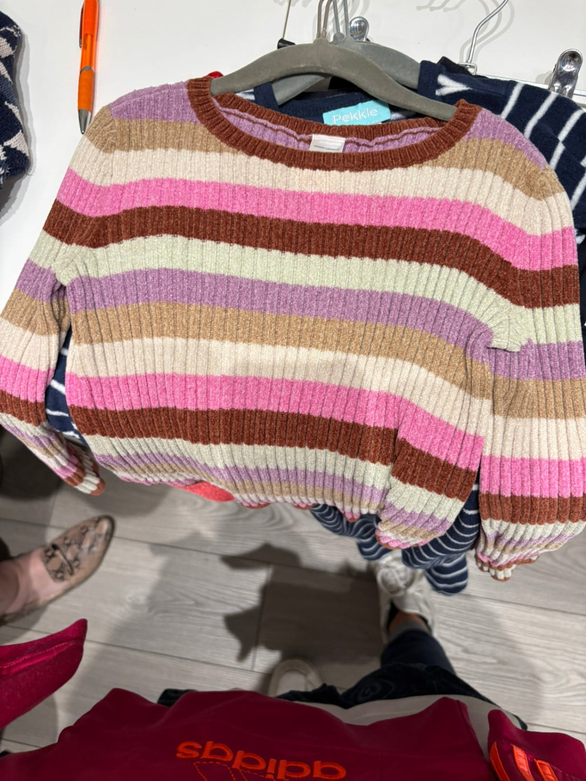 4T Carter's Sweater - Multi Stripes