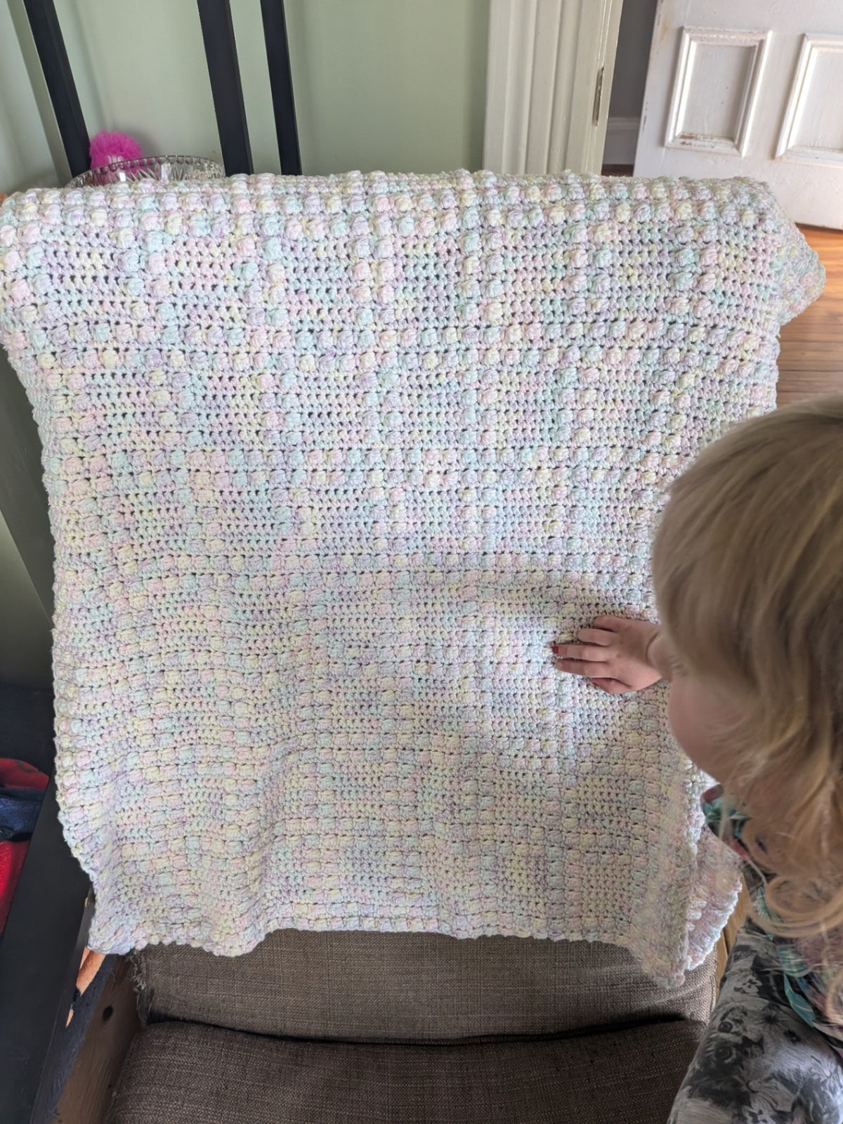 Sleepy Bear Fibres Baby Blanket - Window Panes
