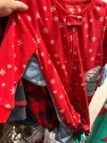 18-24m Carter's Fleece Sleeper - Red w/Snowman