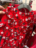 6-9m Carter's Dress - Red Floral