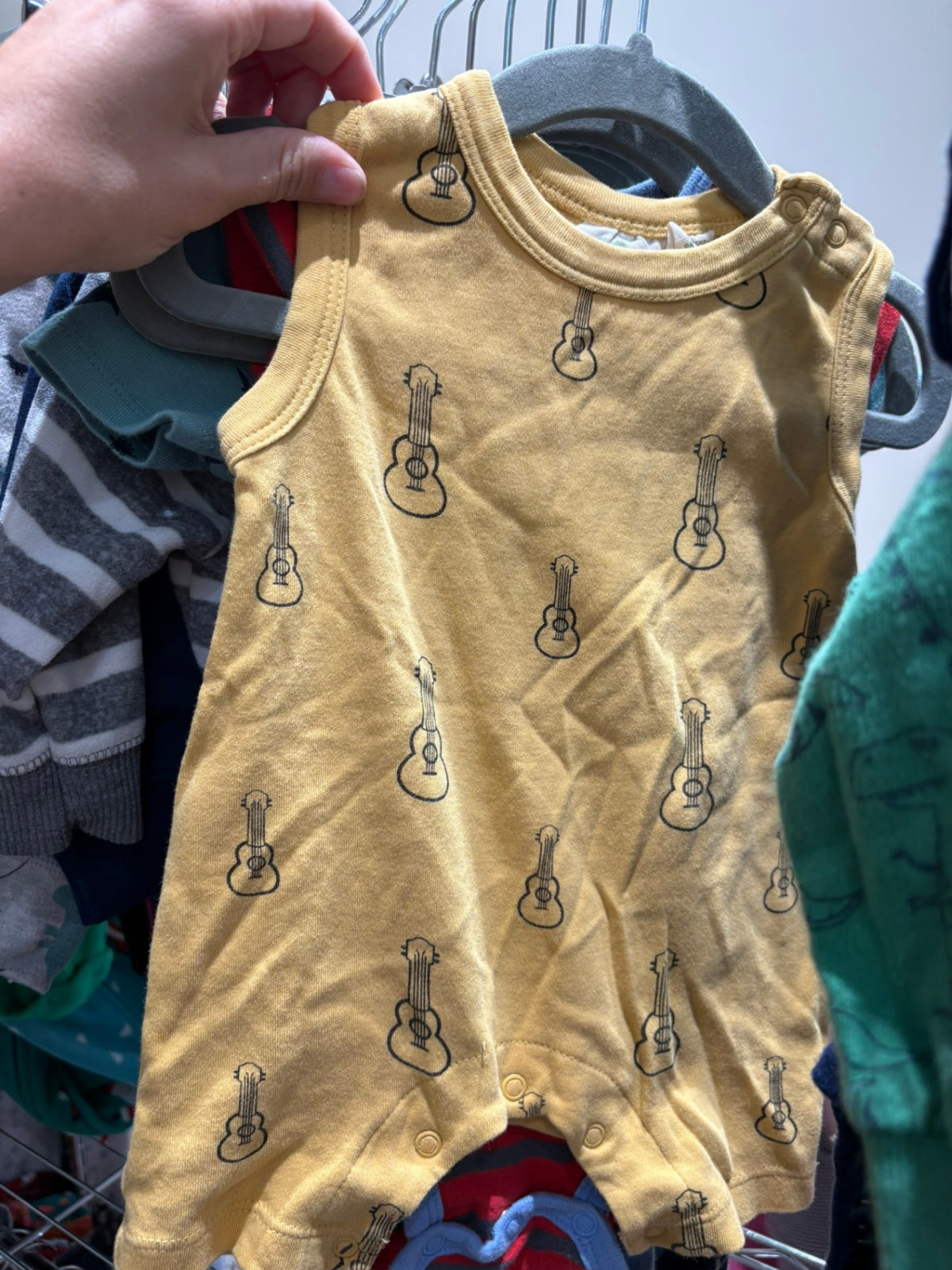 3-6m Parade Romper - Yellow