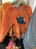 18-24m Pekkle Sweater - Rust Furry