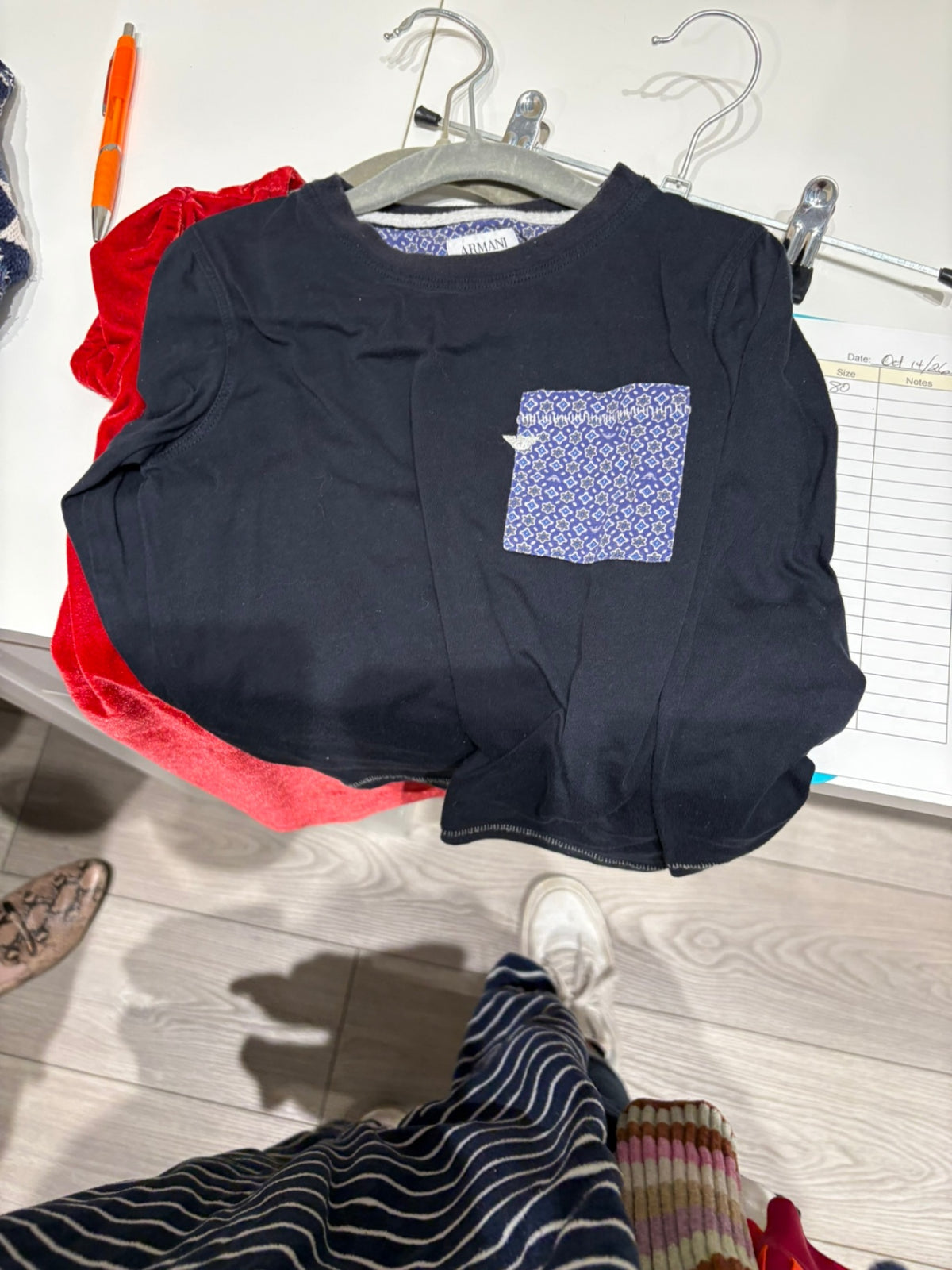 5 Armani Jr. Long Sleeve Shirt - Navy