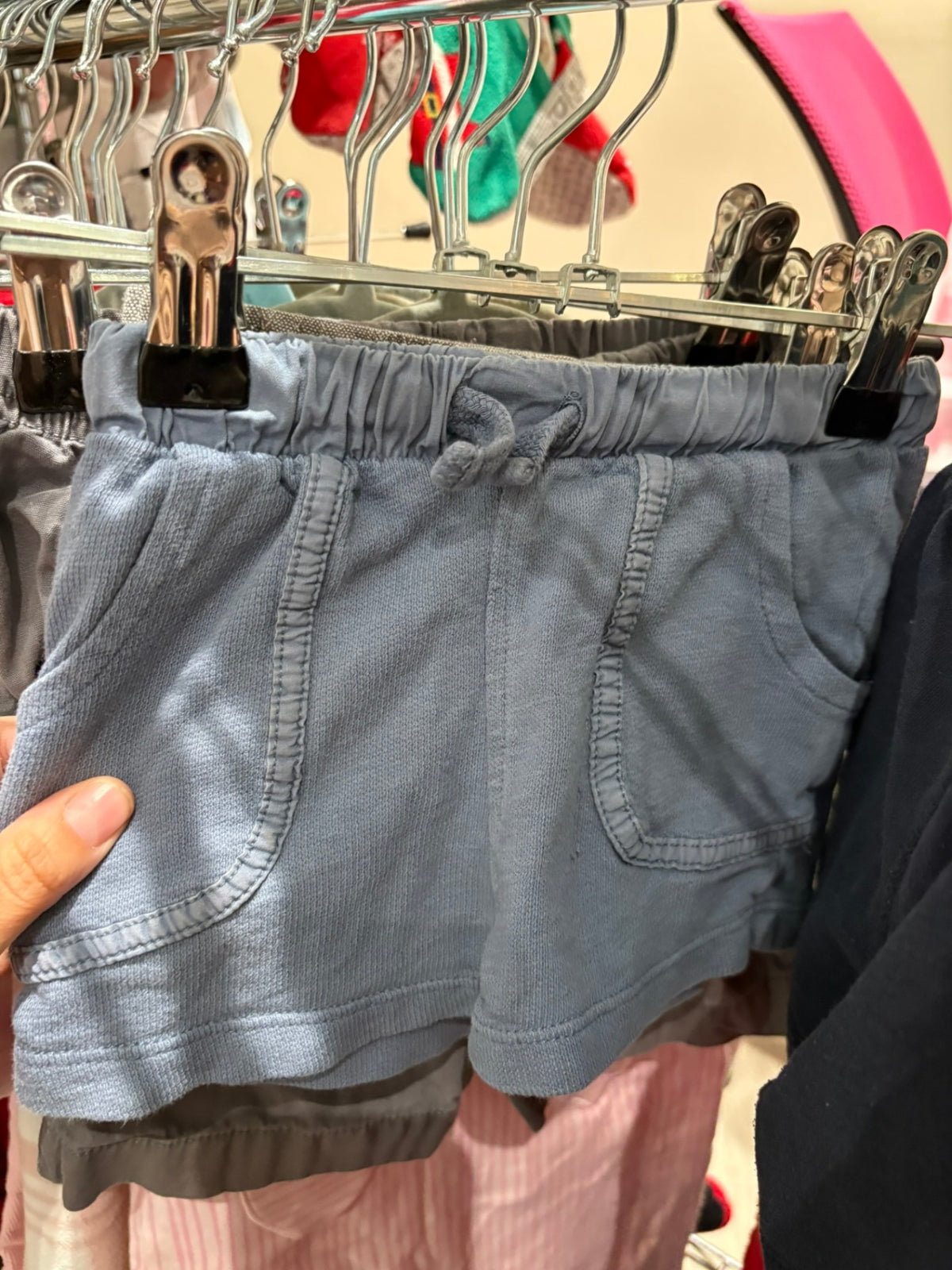 6-9m Zara Shorts - Blue