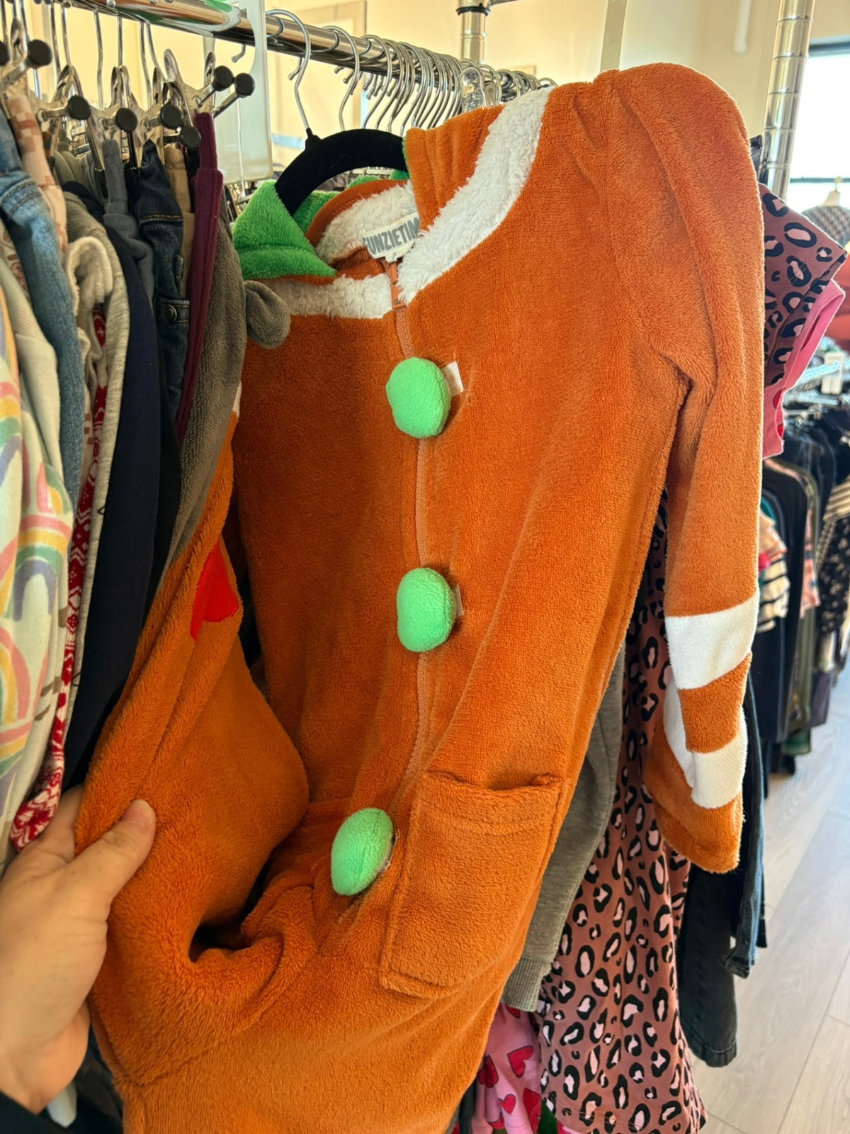 7-8Y Funzietime Costume - Gingerbreadman