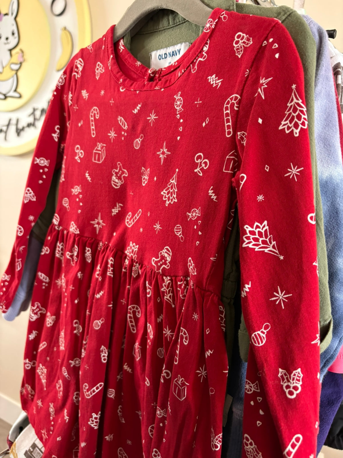 3T George Dress - Red/Christmas