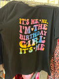 8-9Y Unknown T-Shirt - Black Birthday