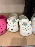 9T Crocs Shoes - Unicorn and Cream