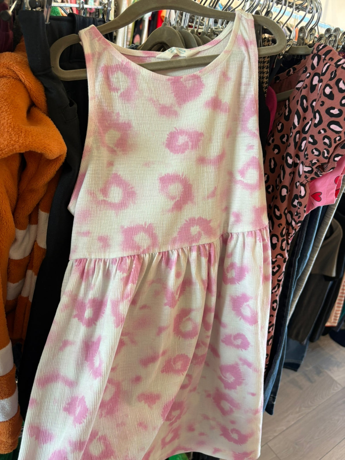 9-10Y Primark Cares Dress - Pink Tyedye